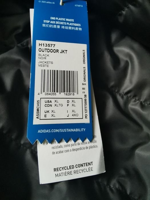 Kurtka męska zimowa marki adidas nowa