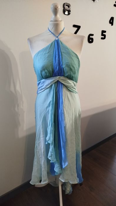 Cieniowana jedwabna ombre lux 42ukienka 36