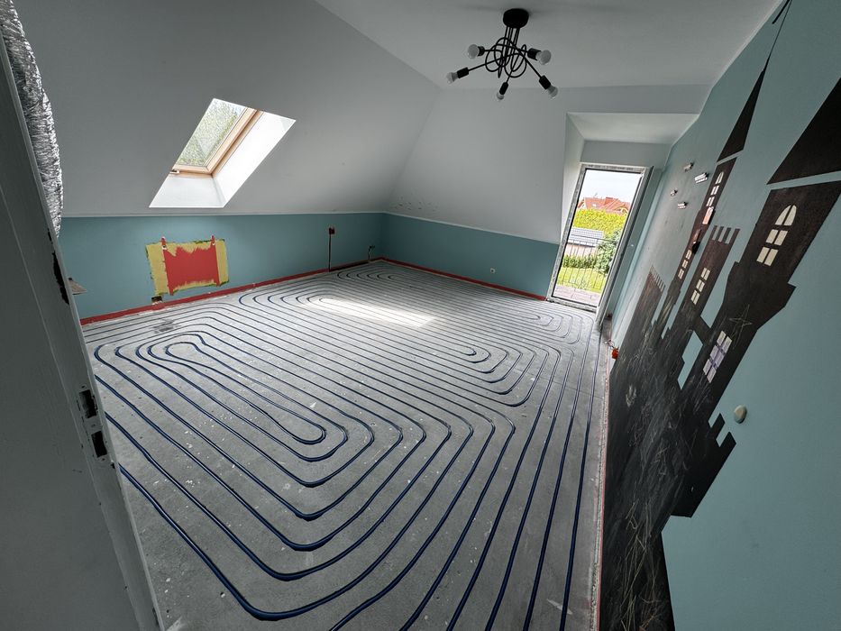 Frezowanie w posadzkach pod ogrzewanie podłogowe