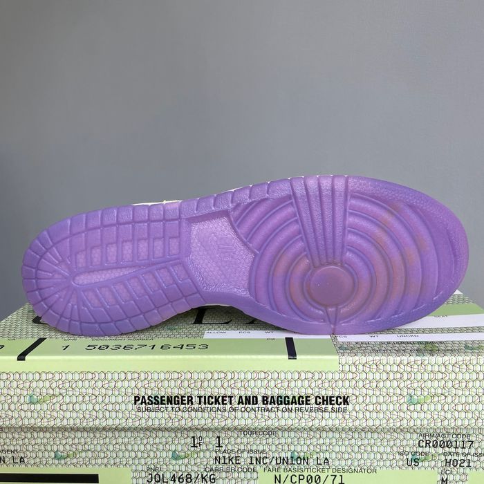 Кроссовки Union LA x Nike Dunk Low 'Purple' DJ9649-500 (оригинал)