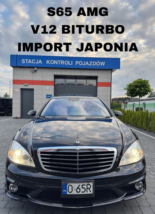 Mercedes-Benz Klasa S 65 V12. Rarytas, import Japonia, możliwa zamiana