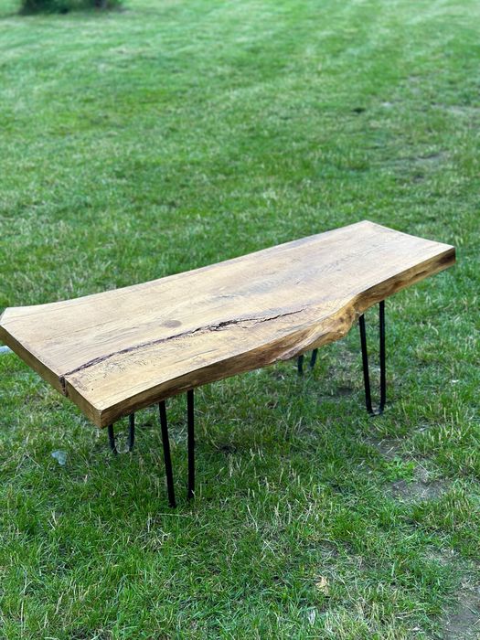 naturalny dębowy stół