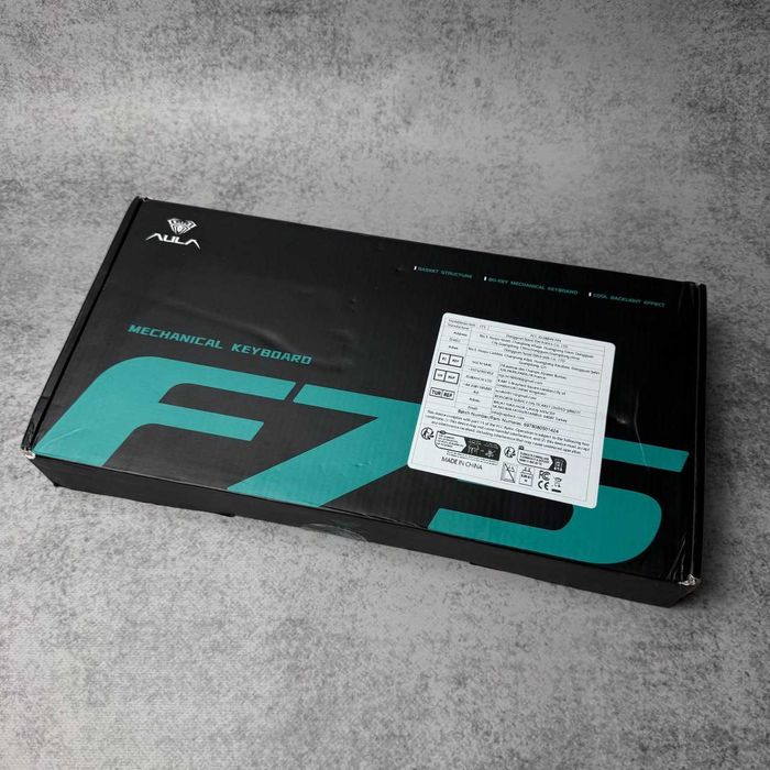 Бездротова клавіатура AULA F75 Black Count