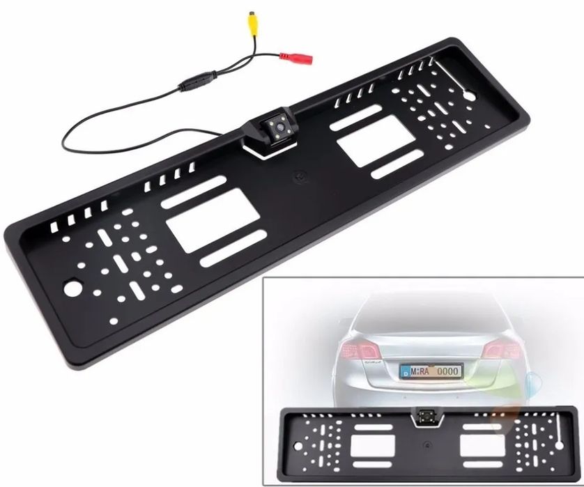 Aro de matrícula com Camara de marcha-atrás