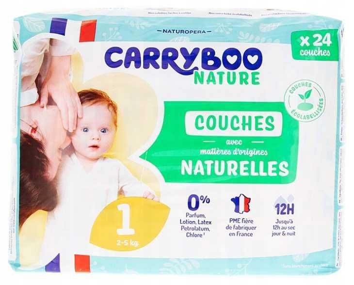 Carryboo Pieluszki Rozmiar 1 2-5kg 24 szt