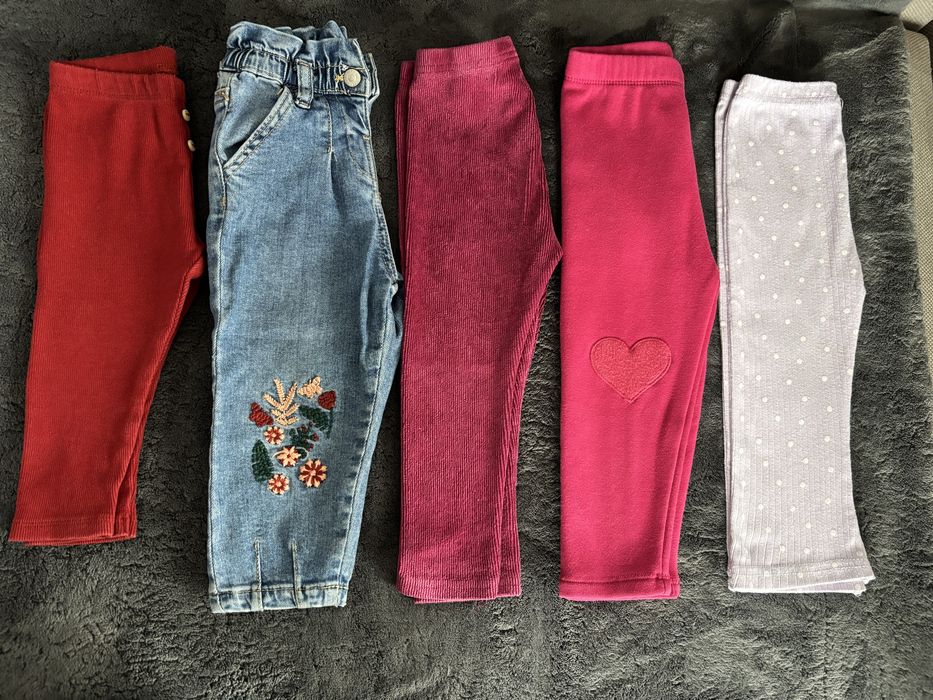 Джинси, штани, лосіни на дівчинку 1-2 роки. Розмір 86