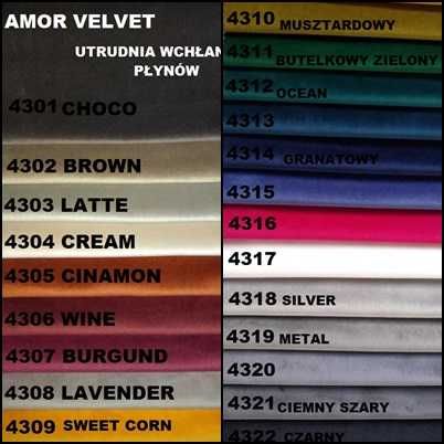 Komplet Sofa rozkładana ZESTAW komplet Glamour Fotele stół podnóżek pu