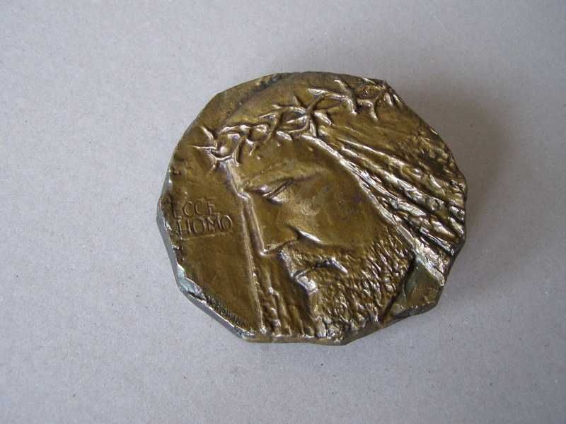Plakieta /medal Wacław Kowalik - sygn. ECCE  HOMO