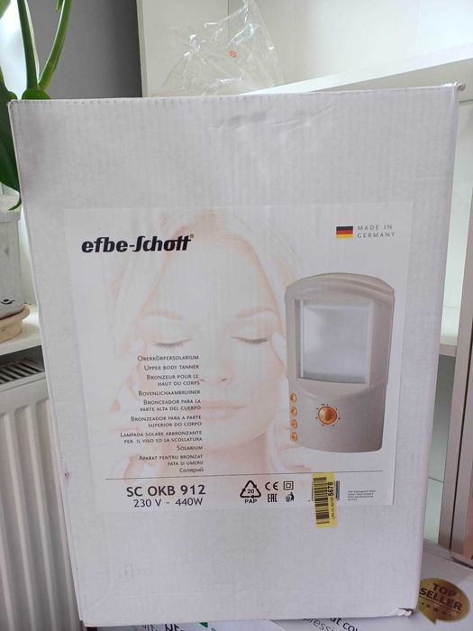 Domowe solarium do twarzy EFBE SCHOTT 912 + okulary  GRATIS
