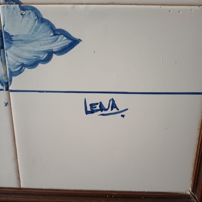 Painel de azulejos pintados à mão