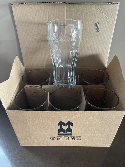 12 sztuk nowych szkalnek coca cola klasyczne