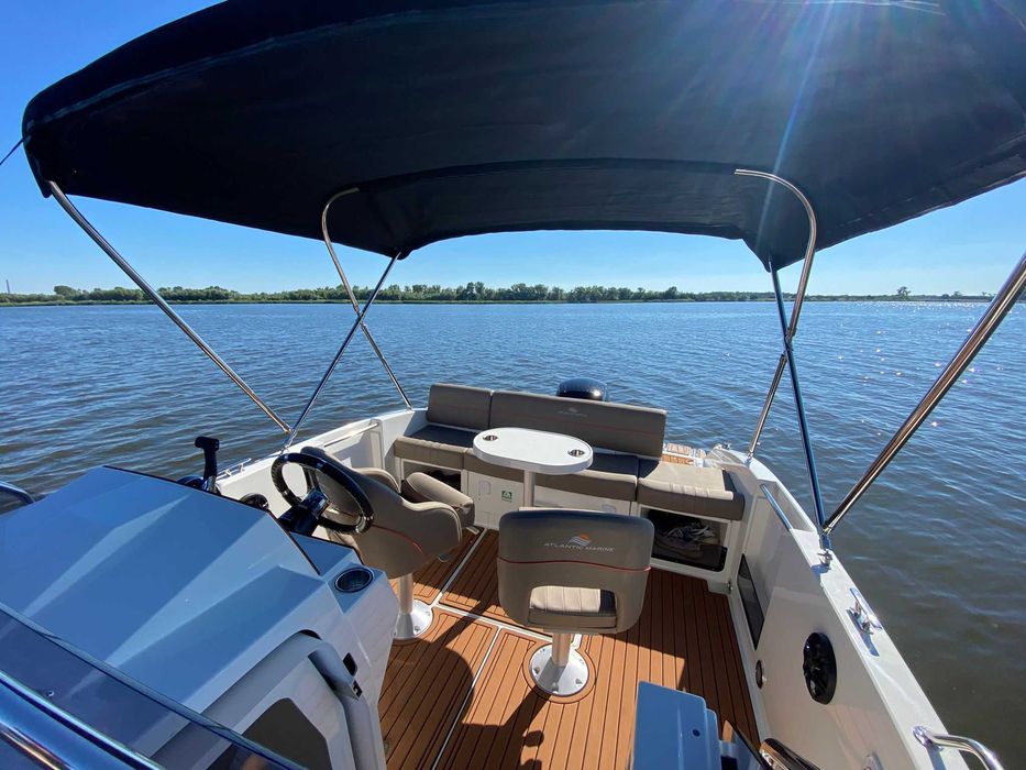 Nowa łódź Atlantic Marine 630 Sun Cruiser z Mercury F150 i przyczepa