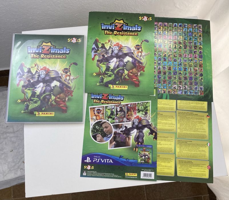 Caderneta Panini Invizimals The Resistance Completa