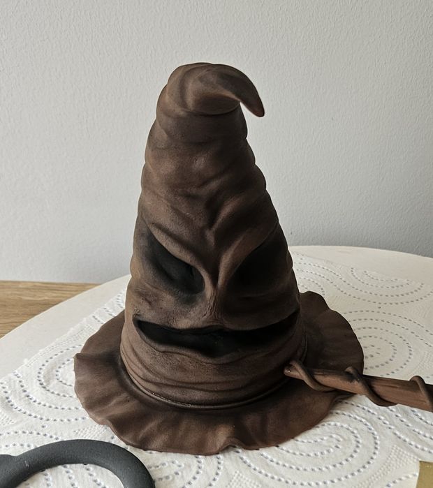 Tiara przydziału kapelusz HP Harry Potter z masy cukrowej na tort