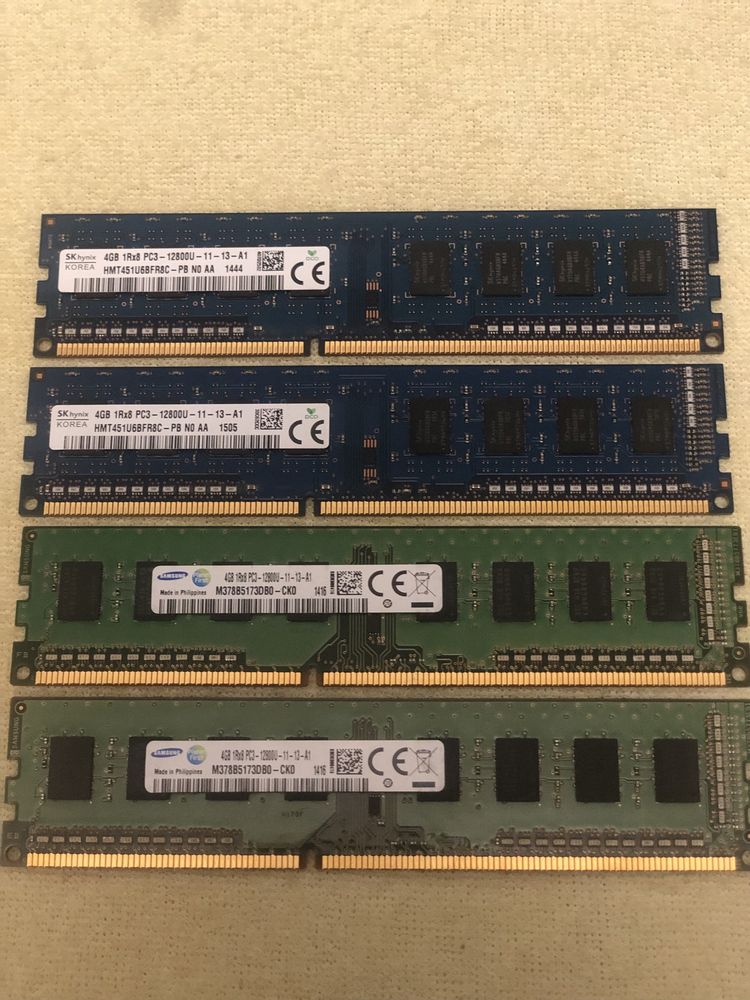 4Gb DDR3 1333/1600 Оперативная Память 4Гб для INTEL/AMD ГАРАНТИЯ!: 130 ...