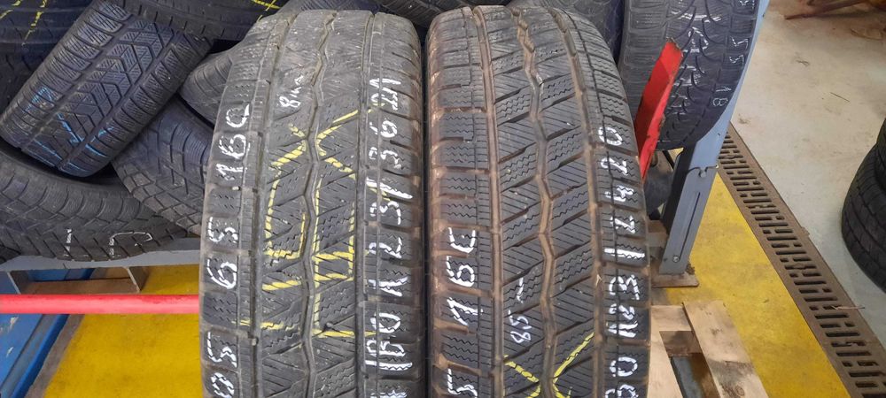 2szt. opony zimowe używane 205/65R16C Hankook Winter I*cept LV