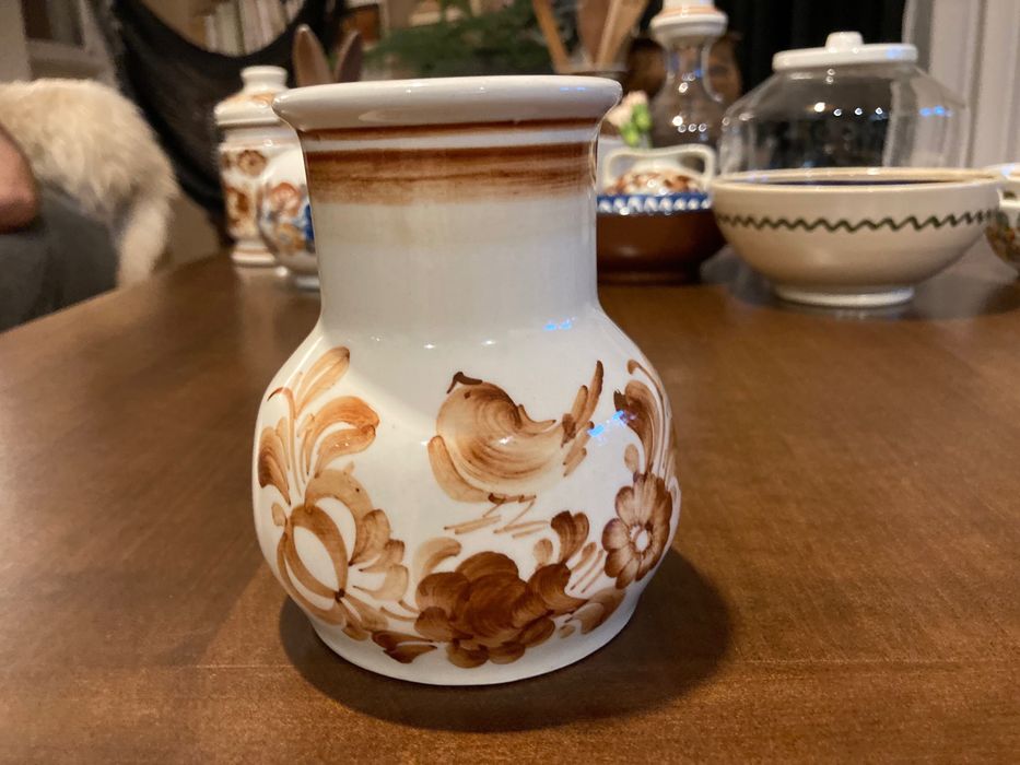 Flakon, pojemnik, fajans