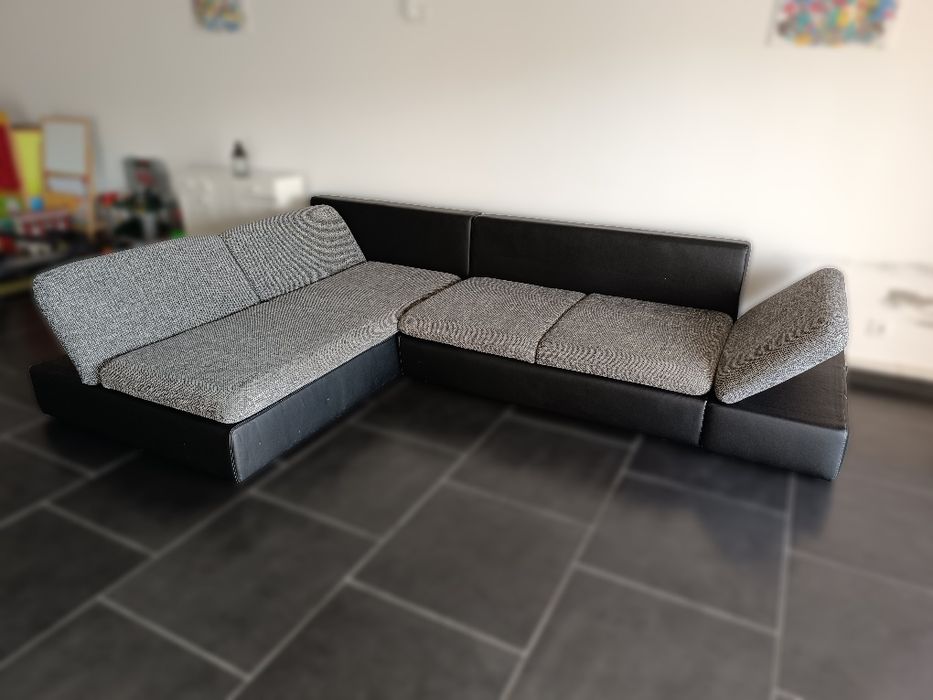 Sofá grande com Chaiselongue em excelente estado