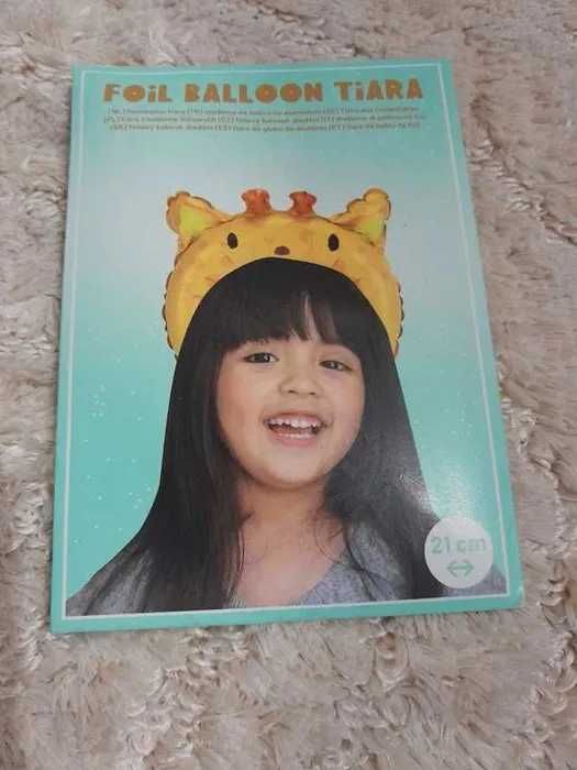 Nowy Balon foliowy Tiara Korona opaska Wyprzedaż !!
