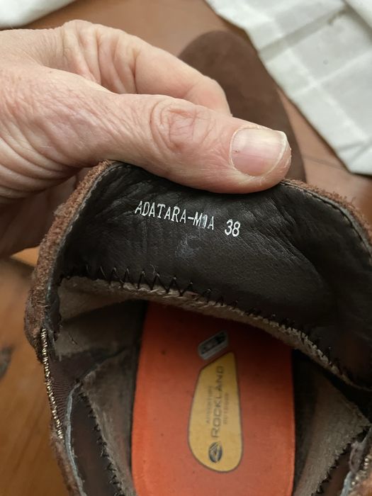 Botins em pele/couro, camurça, castanhos 38