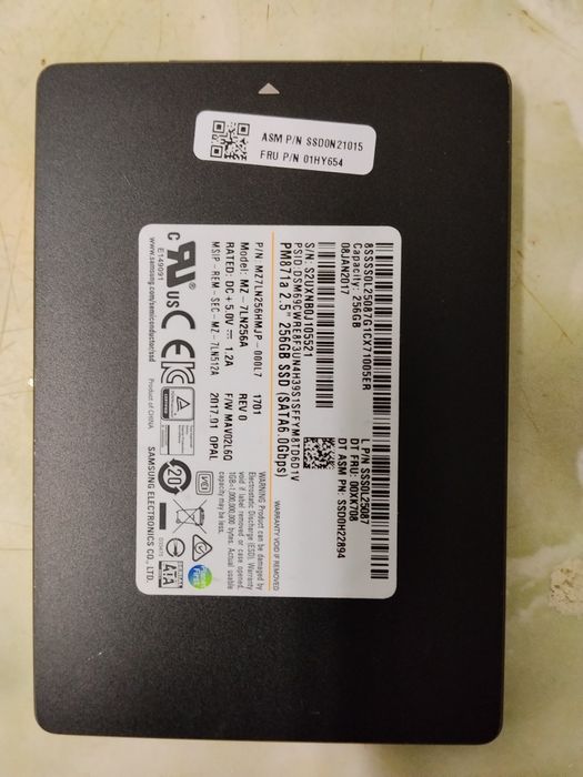 Disco SSD interno 256 GB
