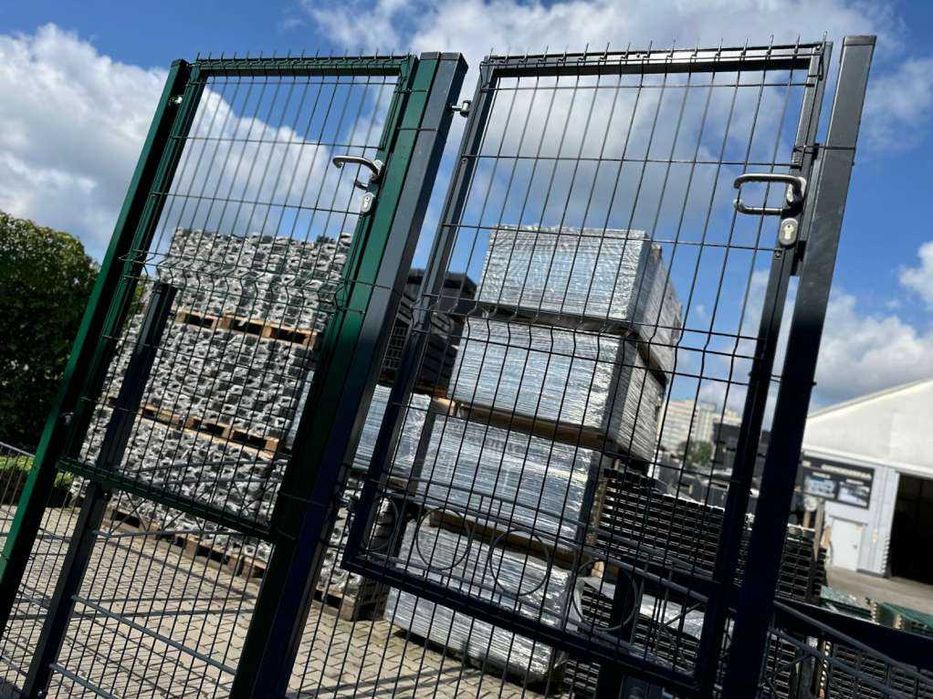 Furtka panelowa 3D 100x143 – ogrodzenie – RAL 7016 / 6005