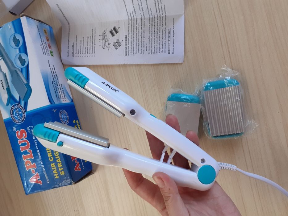 Утюжок для волос, гофре