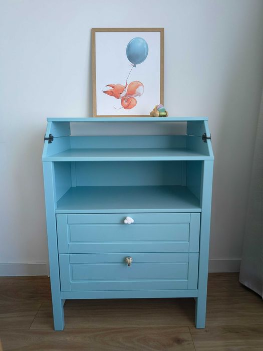wyjątkowa komoda z przewijakiem IKEA SUNDVIK