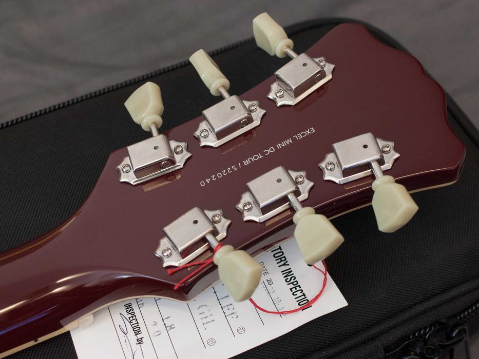 D’Angelico Excel Mini DC Tour + Upgrades + Saco