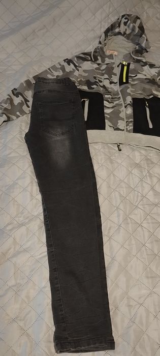 Spodnie jeansowe dla chłopca,bluza rozm 158