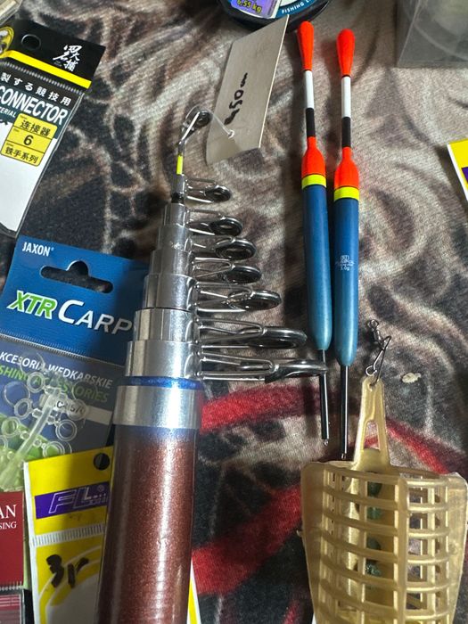 Zestaw wędkarski kołowrotek wędka