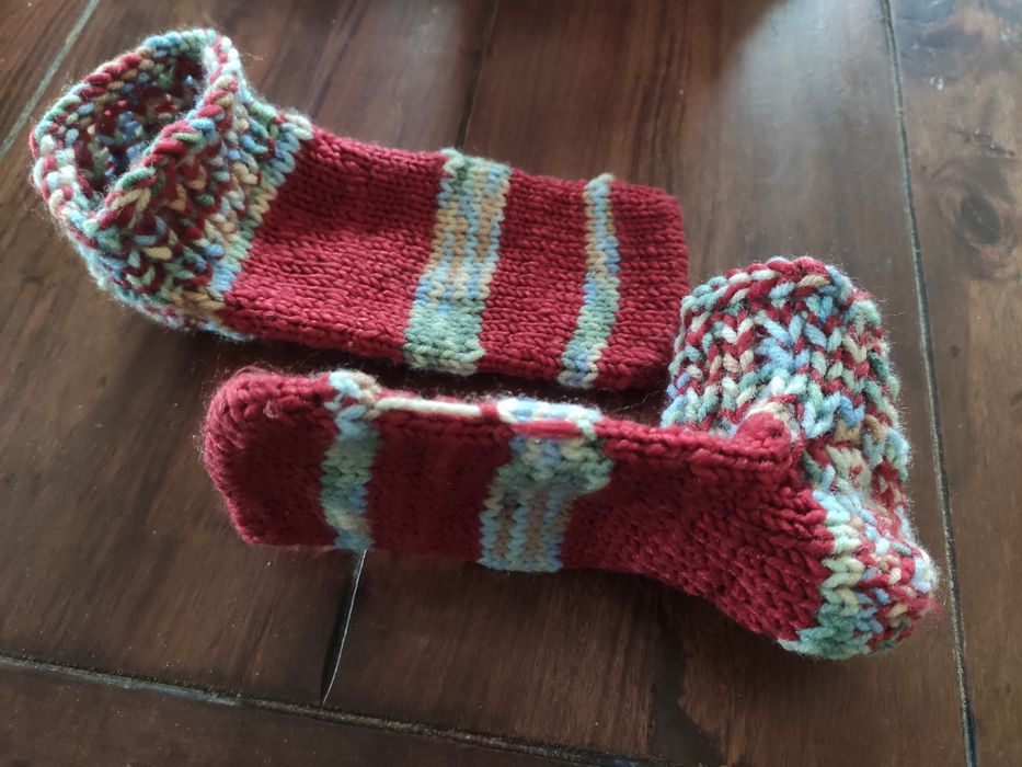 Wełniane papcie, kapcie, bambosze