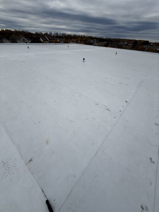 Плоска покрівля ПВХ мембрана Гідроізоляція Терасна дошка Плоский дах