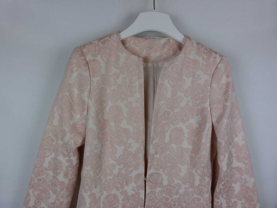 Berkertex vintage wiosenny płaszcz kwiaty 14 / 40