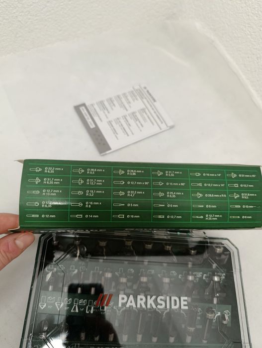 Набір фрез по дереву Parkside PFB 30 8мм (30 шт) з Німеччини, фрези