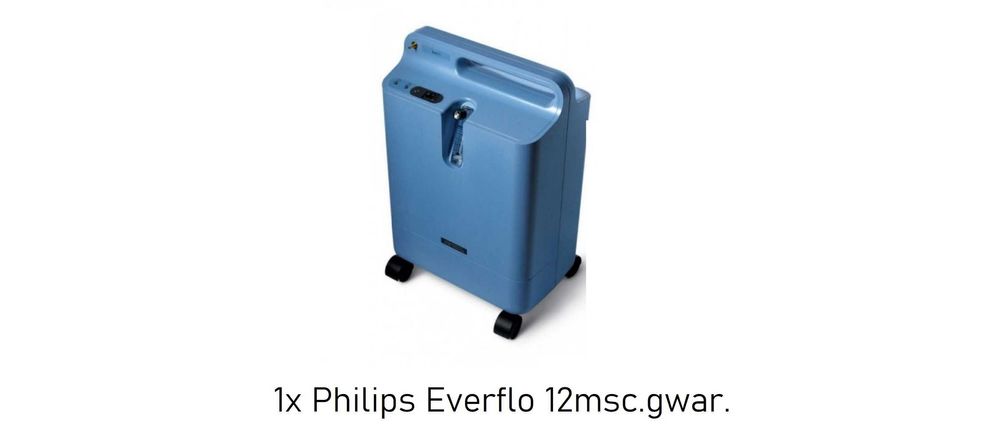 PHILIPS Everflo, Koncentrator Tlenu 95.6%, Pełna Gwarancja 12 msc.