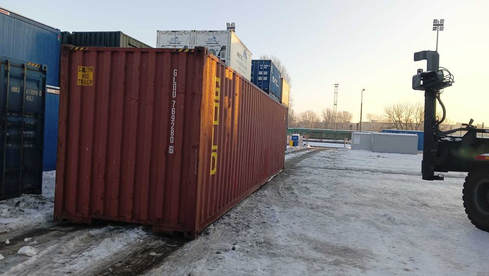 Kontener morski - 12 metrowy, 40 HC - sprzedam-EP
