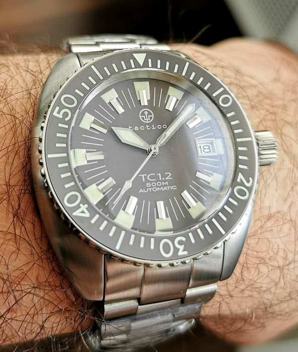 Zegarek męski Diver Nurek Automatic Crepas Tactico Komplet Nowy