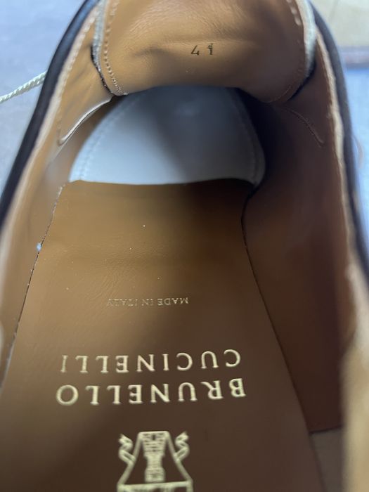 Brunello cucinelli туфли мужские новые 41