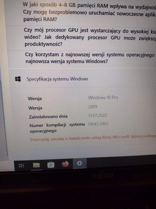 Laptop Fujitsu Lifebook E752 i5-3210M 4GB RAM, 120GB SSD, Win 10Pro