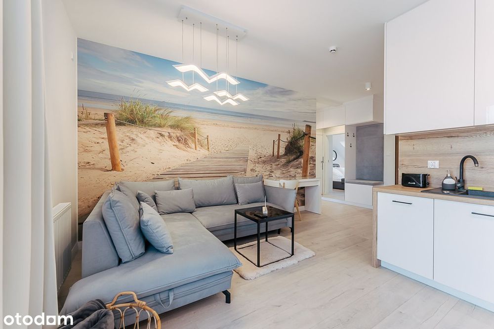 Apartament w Grzybowie, 100 m od plaży, w pełni wyposażony