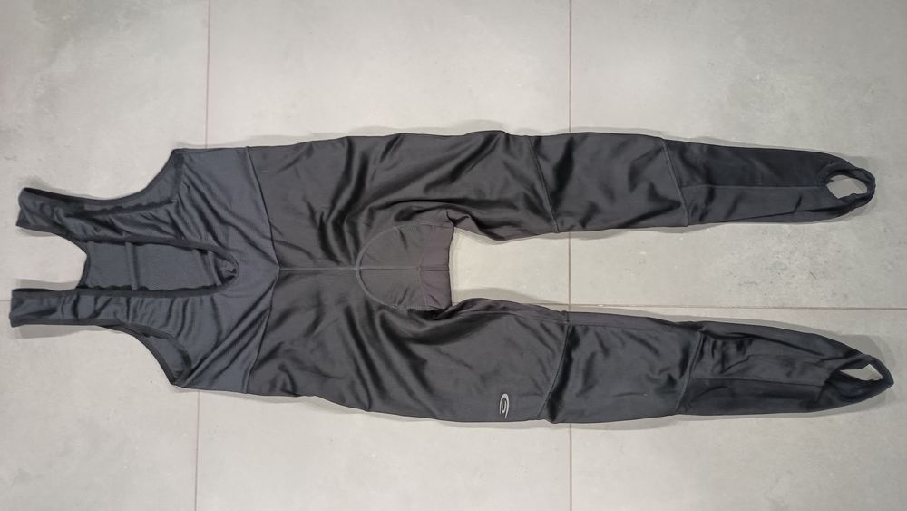 Męskie spodnie sportowe Crane Bike roz M na szelkach rowerowe membrana