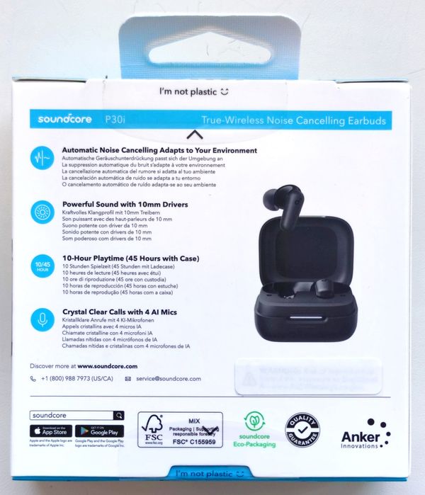 Оригінальні бездротові TWS навушники Anker Soundcore P30i