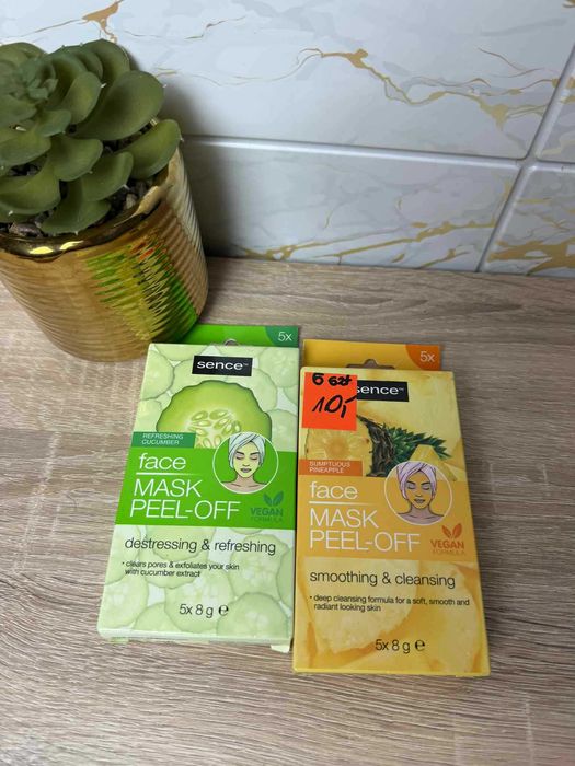 Sence – maski peel-off do twarzy (5 szt. w opakowaniu)