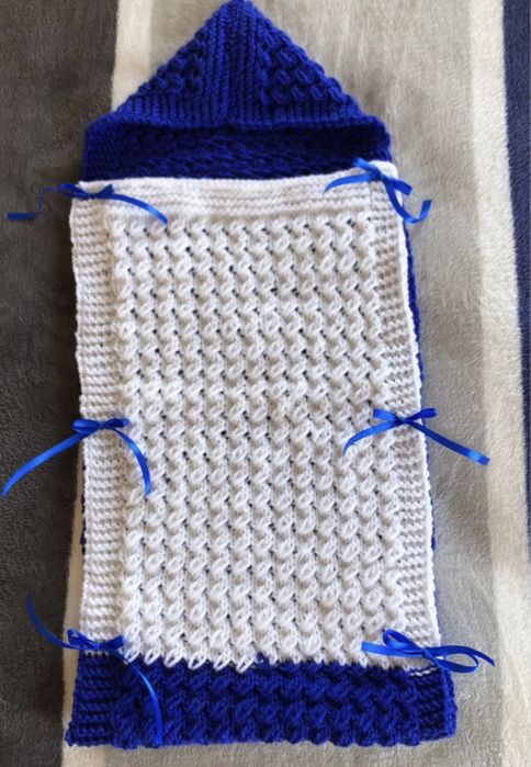 envelope para bebé com luvas