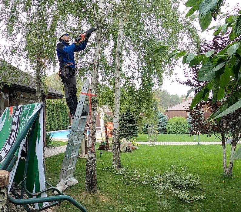 Работы на высоте | Альпинист | Спил деревьев | Монтаж