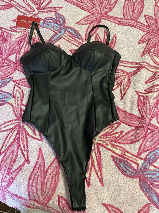 Боді із еко шкіри