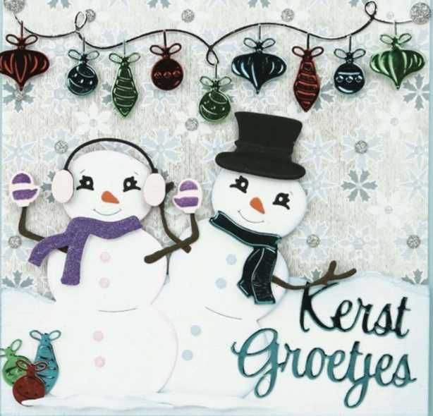 Conjunto de Cortantes Bonecos de Neve