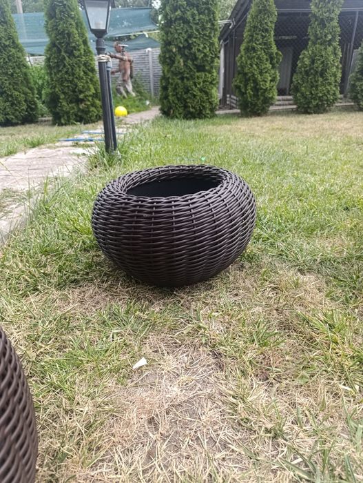 Кашпо  з   ротангу