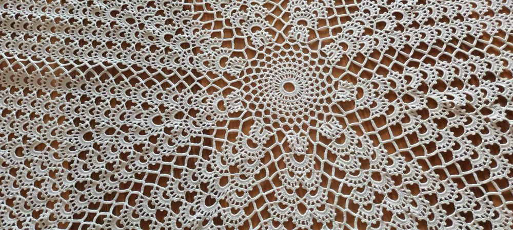 Toalha redonda renda